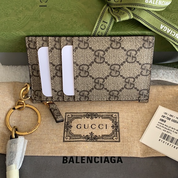 Gucci Balenciaga The Hacker Project GG Supreme Card Holder Wallet - Picture 4 of 12